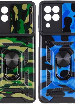 Ударостійкий чохол camshield serge ring camo для samsung galaxy m53 5g