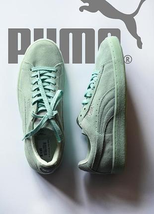 Кроссовки женские puma suede classic mono ref iced, (р. 39)