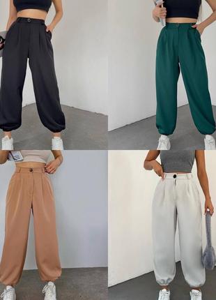 Трендовые стильные брюки в разных цветах
