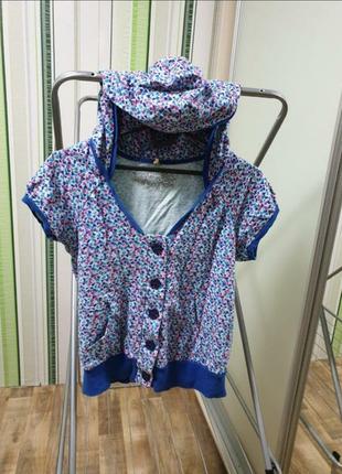 Футболка denim co с капюшоном