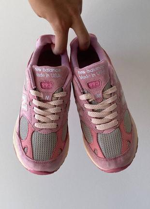 Женские кроссовки nb 993 pink6 фото