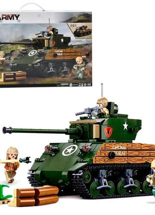 Конструктор танк sluban m38-b1110 (715 дет.)