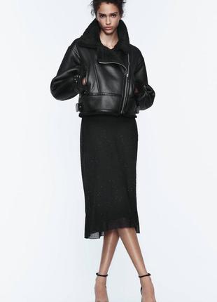 Дубленка zara