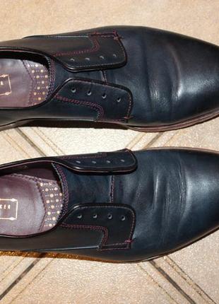 Качественные удобные стильные кожаные брендовые туфли ted baker london7 фото