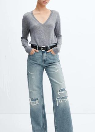 Mango женские джинсы wide leg