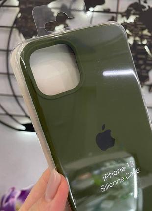 Чохол silicone case з мікрофіброю для iphone 13,чохол-накладка з мікрофіброю для айфон 132 фото