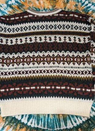 Винтажный свитер made in korea шерстяной шерстяной2 фото