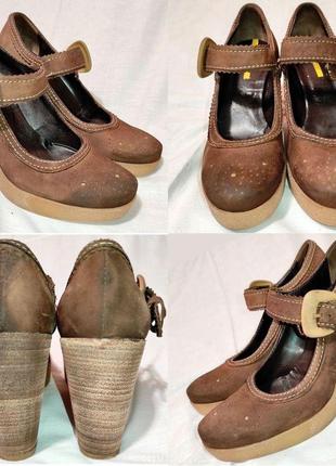 Туфли женские, 37 размер, 24см по стельке, кожа. отличное состояние.