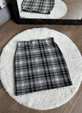 Юбка в клетку