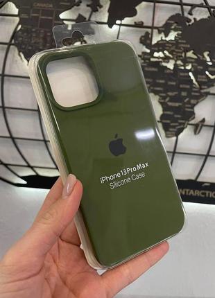 Чехол-накладка silicone case с микрофиброй для iphone 13 pro max,силиконовый чехол для айфон 13 про макс