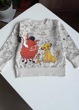 Свитшот с disney король лев