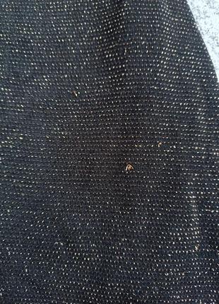 Сукня чорна з люрексовою золотою ниткою3 фото