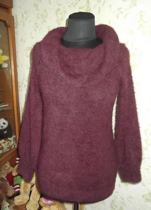 Свитер с широкой горловиной knitwear1 фото