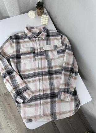 Теплая рубашка h&m