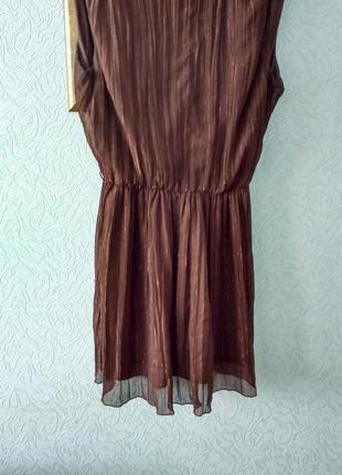 Легкое шоколадное платье англия3 фото
