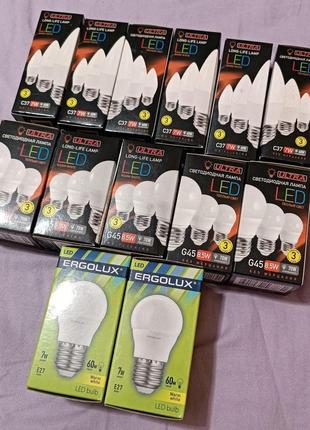 Led лампа ultra e27 7w 3000k. новая!