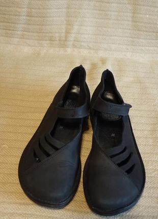 Великолепные черные кожаные туфли loints of holland голландия 37 р.4 фото