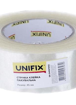 Скотч unifix — 45 мм × 250 м × 40 мкм прозорий