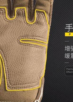 Перчатки тактические с закрытыми пальцами outdoor 910 размер l, зеленый (олива).