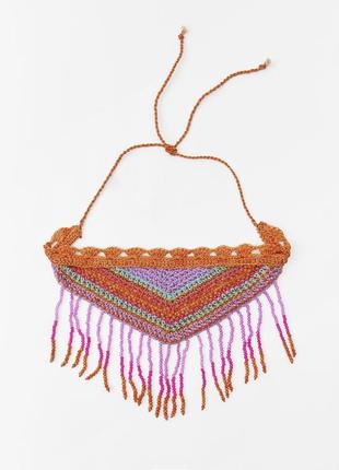 Чокер етно від zara handmade vintage style