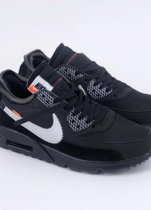 Кроссовки мужские nike off white air max 90 black