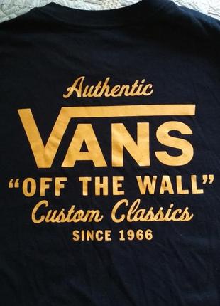 Мужская футболка vans off the wall vintage classics (l-xl) оригинал5 фото