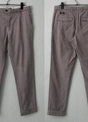 Зауженные штаны чиносы брюки mango как zara h&m pull&bear2 фото