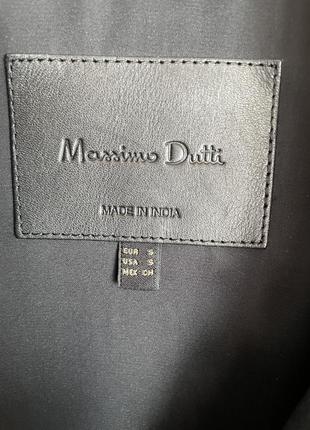 Куртка кожаная massimo dutti s6 фото