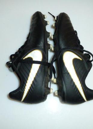 Nike tiempo футбольные бутсы, р 34 или uk 2, стелька 21 см (