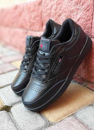 Женские кроссовки reebok club черные скидки sale &lt;unk&gt; smb