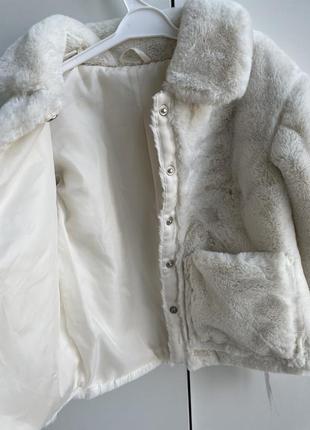 Весняна шубка , zara шуба, 104 , куртка, курточка4 фото