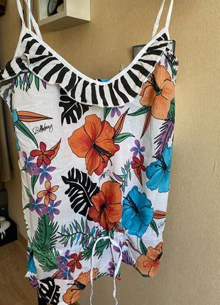 Майка тропічний принт