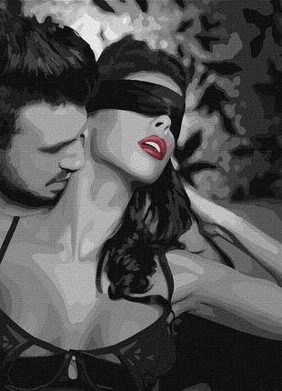 Картина по номерам идейка kho8407 вихрь страсти, 40х50см.