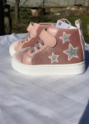 Высокие кеды для девочки