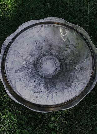 Сковорідка "ромашка" з бортиком 50 см + кришка3 фото