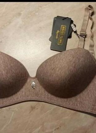 Бюстгальтер безшовний без кісточок м'який на тонкому поролоні, тм rose girl