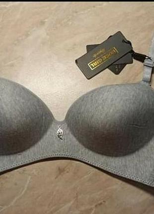 Бюстгальтер безшовний без кісточок м'який на тонкому поролоні, тм rose girl