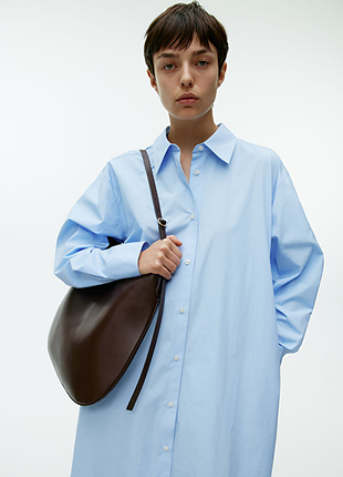 Шкіряна сумка на плече arket 12201102 фото