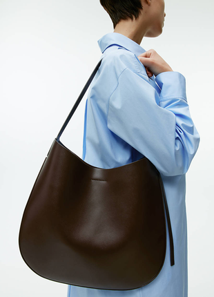 Шкіряна сумка на плече arket 1220110
