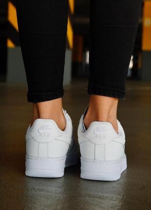 Nike air force 1 white3 фото