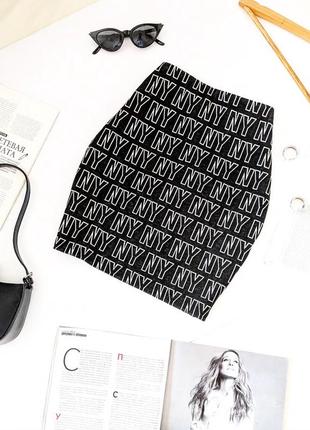 Стильна трикотажна спідниця/юбка по фігурі fb sister, на р. s/m 💔