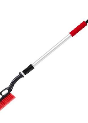 Щітка зі скребком телескопічна 99 - 139см intertool at-0119