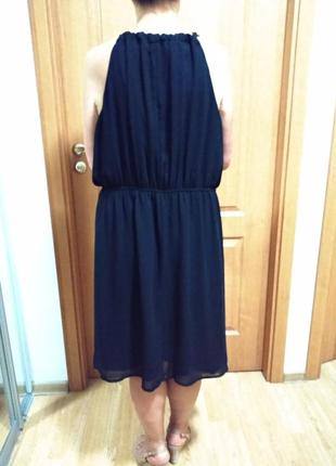 Красивое шифоновое платье расшито бисером. размер 22-248 фото