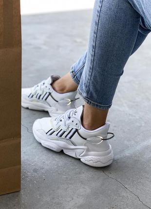 Шикарні кросівки adidas ozweego шкіра