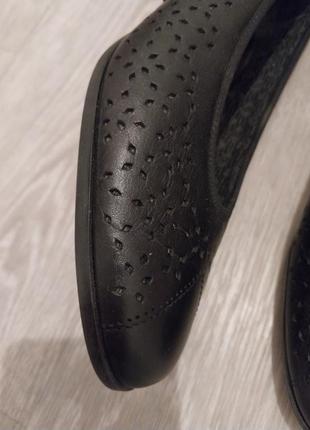 Брендовые кожаные ортопедические туфли повышенного комфорта helioform5 фото