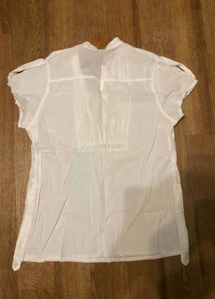 Белая блузка летняя2 фото