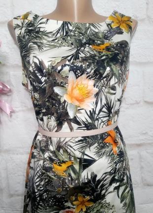 Платье миди натуральное  коттоновое р 14 kaleidoscope2 фото