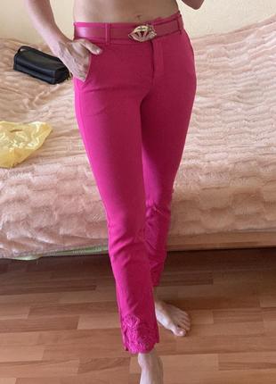 Джинси штани штани sassofono колір рожевий