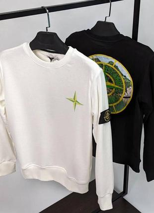 Женский свитшот stone island. женская кофта стон айленд. теплый (осень-зима)