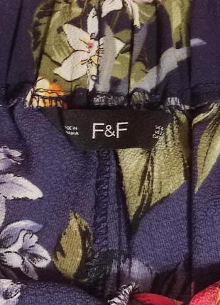 Яскраві шорти квітковий принт f&f3 фото